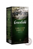 Чай GREENFIELD "Earl Grey Fantasy" (с бергамотом) 25 пак чёрный