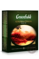 Чай GREENFIELD "Golden Ceylon" 100 пак чёрный