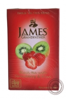 Чай James & Grandfather "Strawberry and Kiwi" черный с клубникой и киви 100 г
