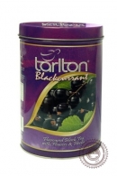 Чай Tarlton "Black Blackcurrant" черный 100г в ж/б