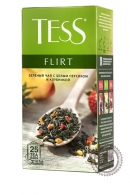 Чай TESS "Flirt" (земляника+яблоко) зеленый 25 пакетов